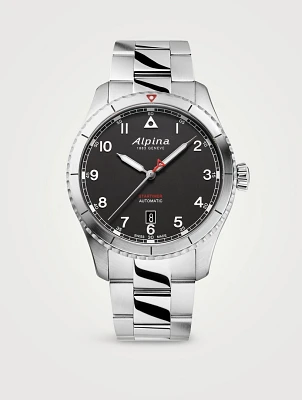 Startimer Pilot Automatic Stainless Steel Bracelet Watch