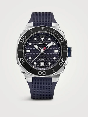 Seastrong Diver Extreme Automatic Stainless Steel Rubber Strap Watch
