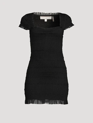 Esca Smocked Mini Dress