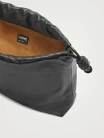 Large Flamenco Leather Purse With Donut Chain