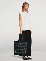 Loewe x Suna Fujita XL Puzzle Fold Tartan Tote Bag