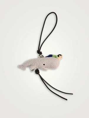 Loewe x Suna Fujita Whale Felt Bag Charm