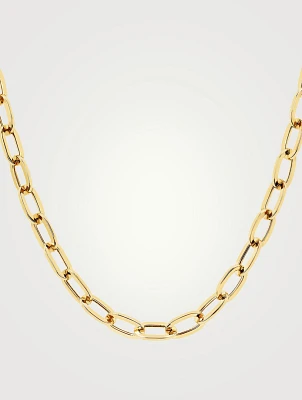 14K Gold Jumbo Link Necklace