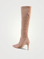 Stuart Power Suede Knee-High Boots