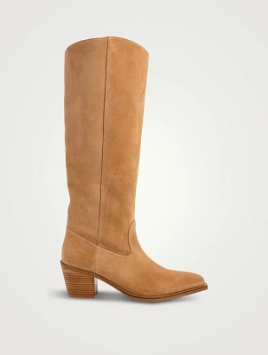 Tate Suede Western Boots