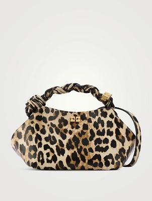 Small Bou Shoulder Bag In Leopard Print