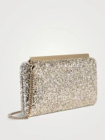 Ellipse Glitter Clutch