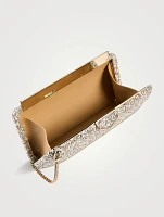 Ellipse Glitter Clutch