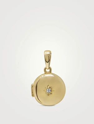 Aztec 14K Gold Mini Locket