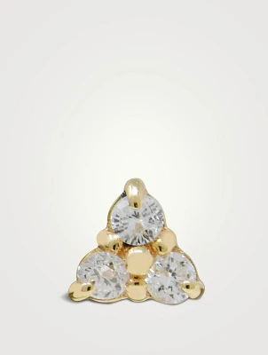 Cléo 14K Gold Trio Stud Earring
