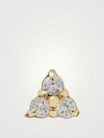 Cléo 14K Gold Trio Stud Earring