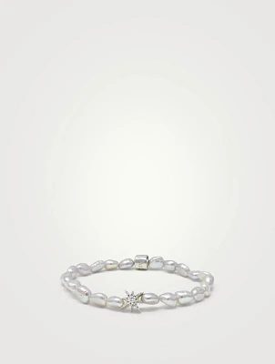 Bohème Silver Baroque Pearl Bracelet