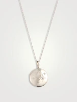 Jac+Jo Silver Gothic Star Locket Necklace