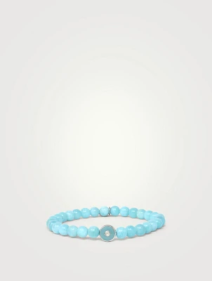 Jac+Jo Soul Silver Amazonite Enamel Bracelet