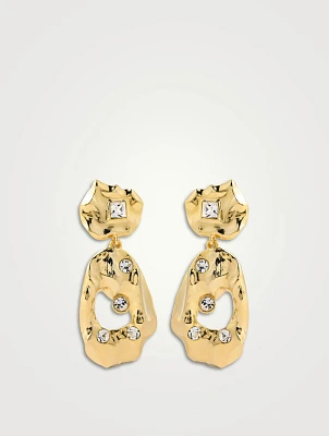 Textured Drop Clip-On Earrings