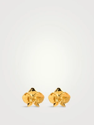 Orchid Clip-On Earrings