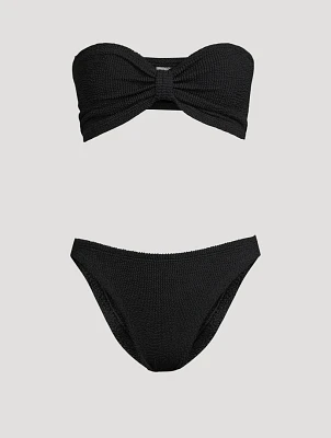 Jean Bandeau Bikini Set