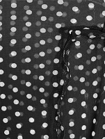 Charlie Mesh Top Polka Dot Print