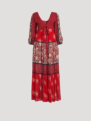 Bali Laurel Maxi Dress Floral Print