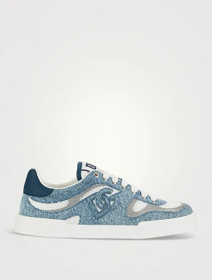Mixed-Media Sneakers