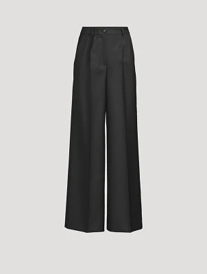 Wool Palazzo Pants