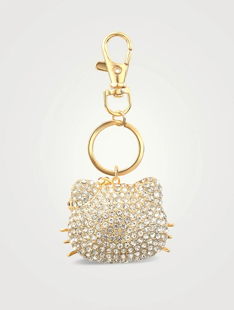 Hello Kitty Face 3D Pavé Keychain