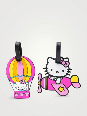 Two-Piece Hello Kitty Balloon Luggage Tag Set