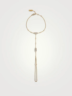 Move Uno 18K Gold Hand Bracelet With Diamonds