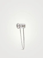 Move Uno 18K White Gold Chain And Stud Earrings With Diamonds