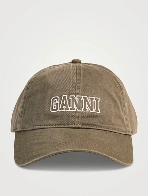 Organic Cotton Baseball Cap With Logo