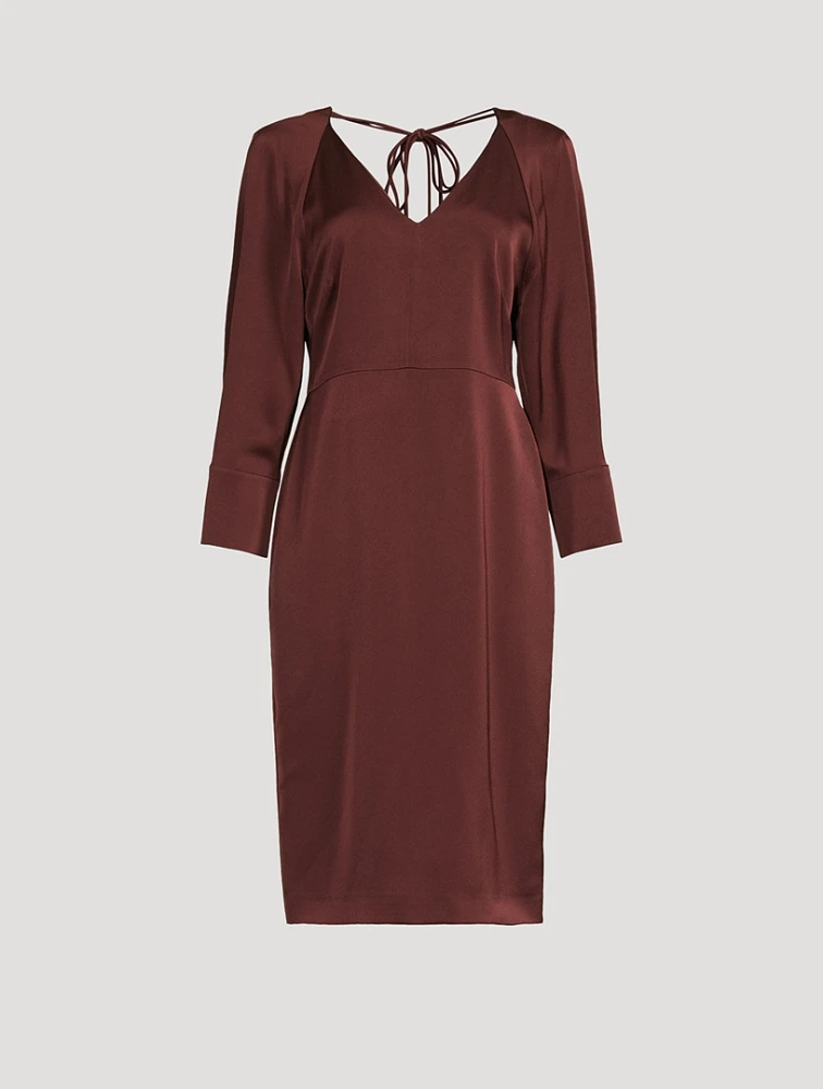 Crêpe Midi Dress