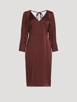 Crêpe Midi Dress