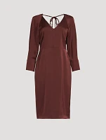 Crêpe Midi Dress