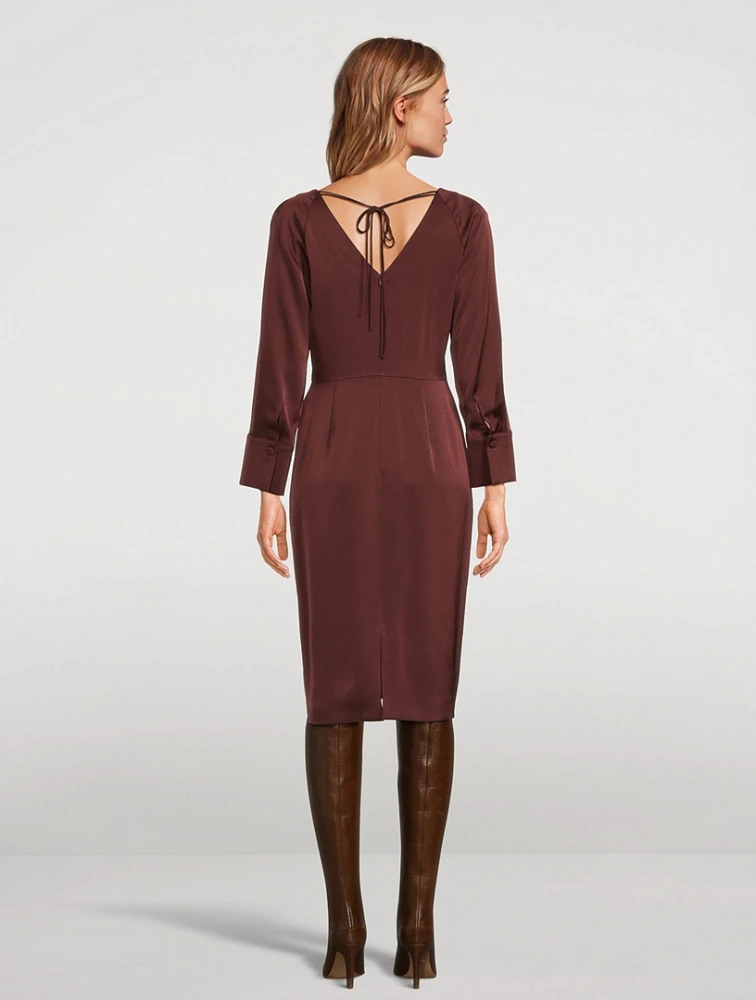 Crêpe Midi Dress