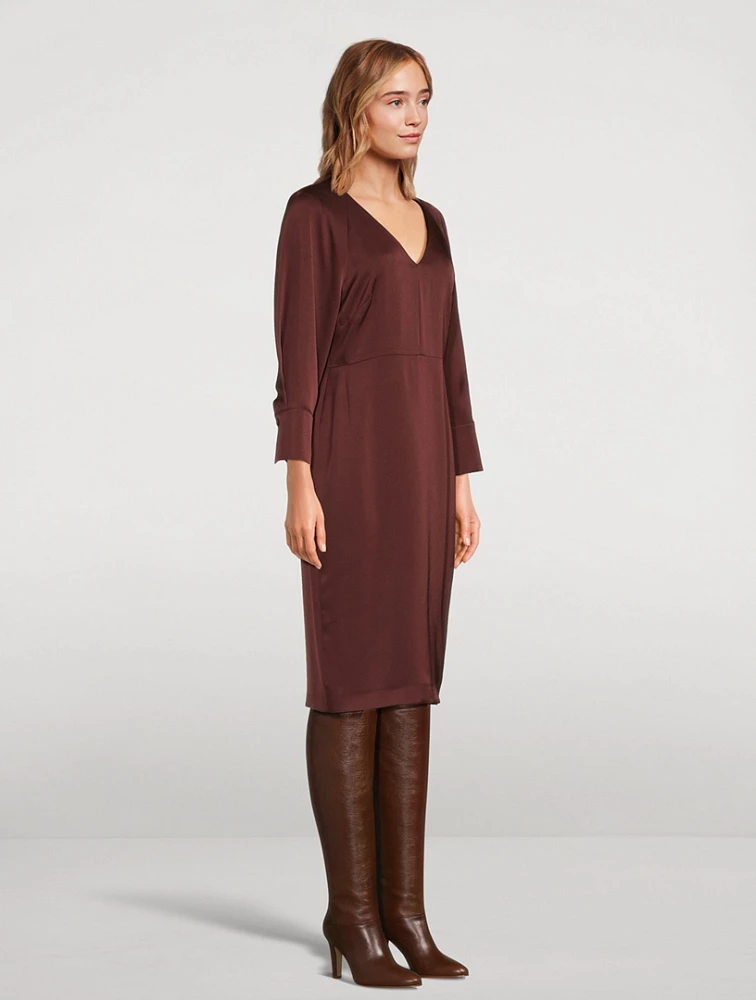 Crêpe Midi Dress
