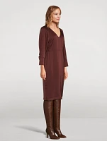 Crêpe Midi Dress