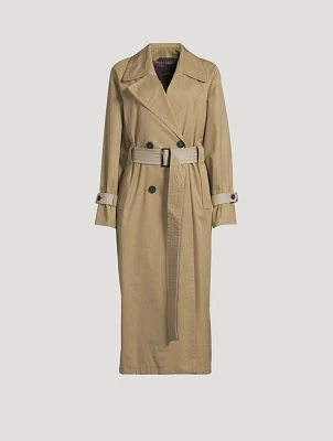 Gabardine Trench Coat