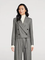 Spencer Double-Breasted Wool Blazer