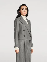 Spencer Double-Breasted Wool Blazer