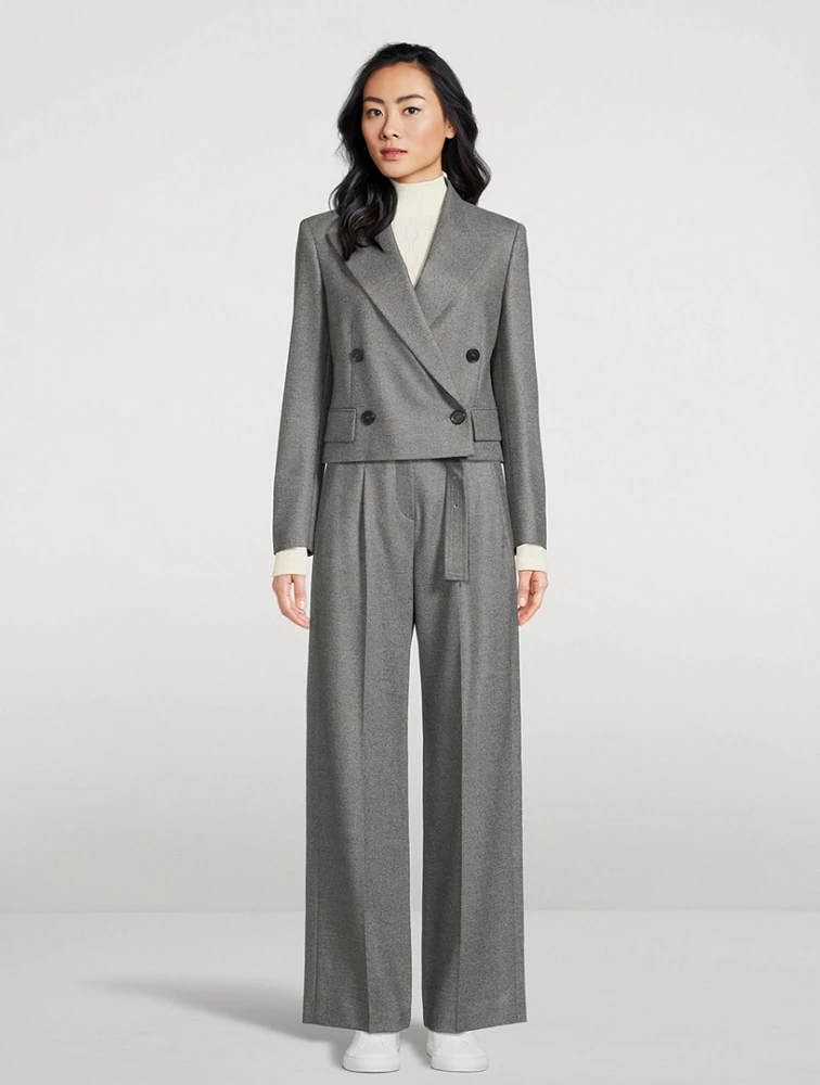 Spencer Double-Breasted Wool Blazer