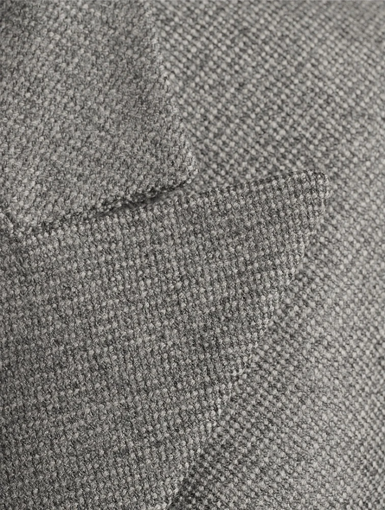 Spencer Double-Breasted Wool Blazer