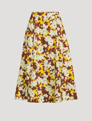 Vianne Midi Skirt Floral Print