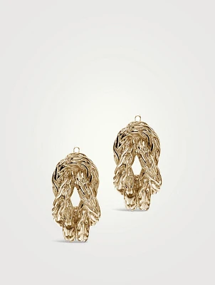 Love Knot 14K Gold Drop Earrings