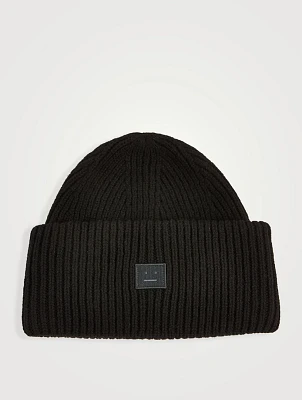 Small Face Logo Wool Beanie