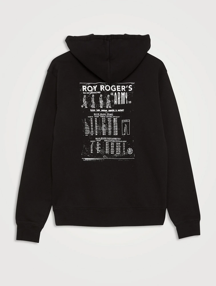 Roy Roger's x Dave's NY Army Print Hoodie