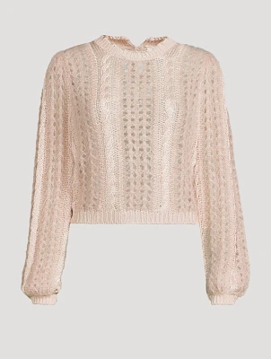 Mixed-Stitch Sweater