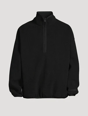 Brushed Half-Zip Pullover