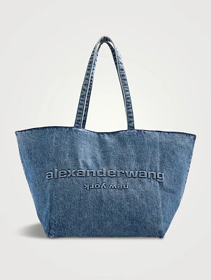 Punch Denim Tote Bag