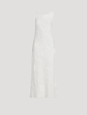 Swirl Knit Maxi Dress