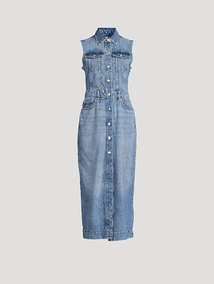 Vika Denim Shirt Dress